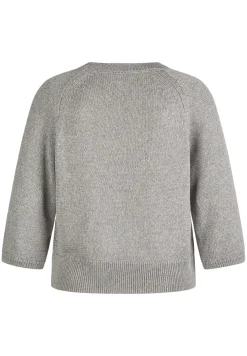 Strickpullover mit 3/4-Ärmeln