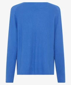 Strickpullover mit V-Ausschnitt