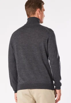 Strickpullover Rollkragen Merino