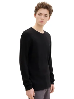 Strukturierter Pullover