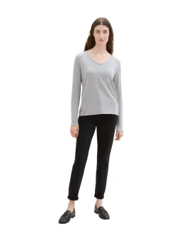 Sweater mit V-Ausschnitt