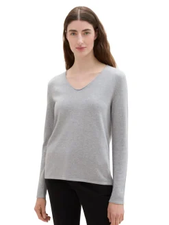 Sweater mit V-Ausschnitt
