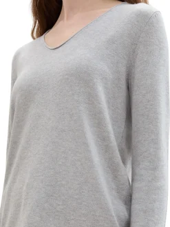 Sweater mit V-Ausschnitt