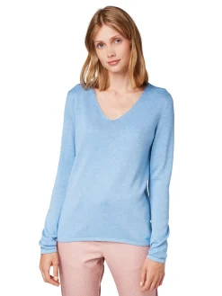 Sweater mit V-Ausschnitt