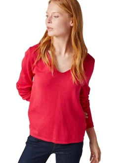 Sweater mit V-Ausschnitt