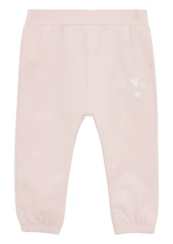Sweatpants mit Elastikbund und Stickerei