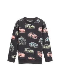 Sweatshirt mit Allover-Print