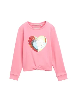 Sweatshirt mit Wendepailletten
