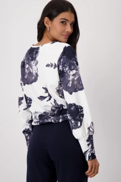 Sweatshirt mit Blumenmuster