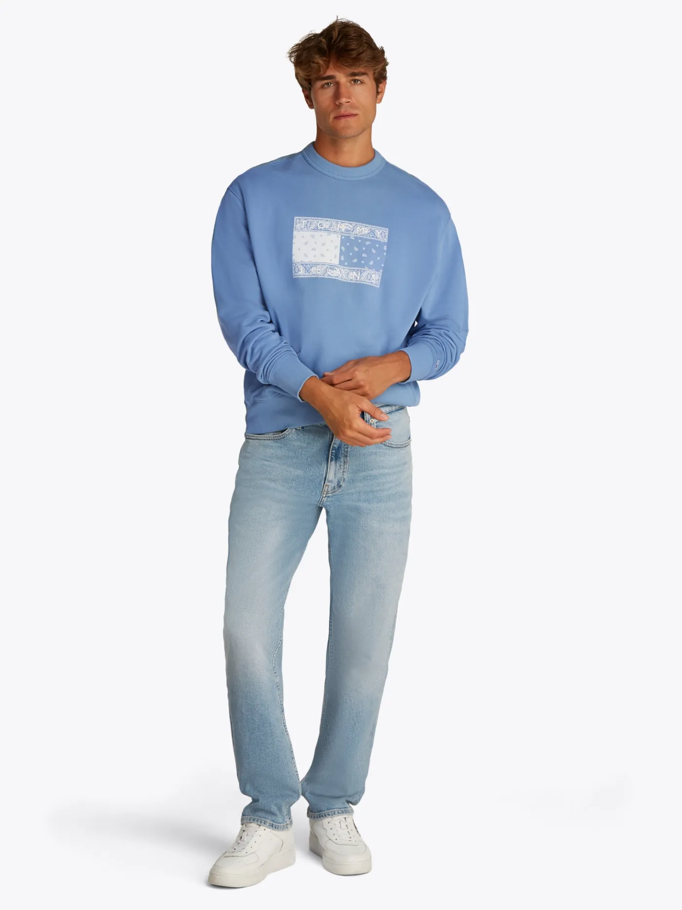 Sweatshirt mit Paisley Logo