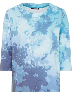 Sweatshirt mit Panneaux-Print