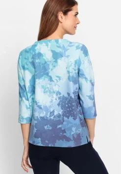 Sweatshirt mit Panneaux-Print