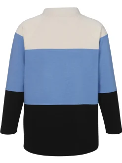 Sweatshirt mit Stehkragen