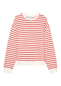 Sweatshirt mit Streifen