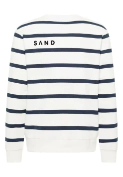 Sweatshirt Rundhals Streifen Mert
