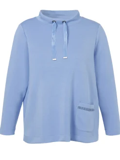 Sweatshirt Stehkragen