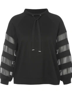 Sweatshirt Stehkragen