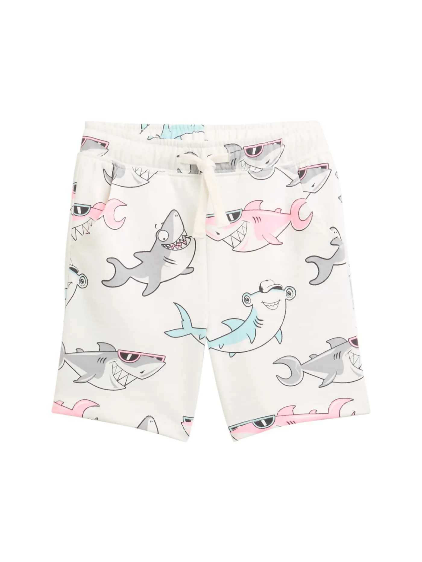 Sweat-Shorts mit Allover-Print