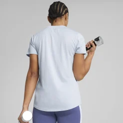 TAD ESSENTIALS Meliertes T-Shirt Damen