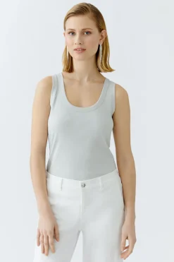 Tank Top mit Glanzgarn