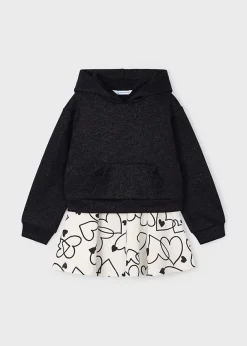 2-teiliges Set Sweatshirt und Rock