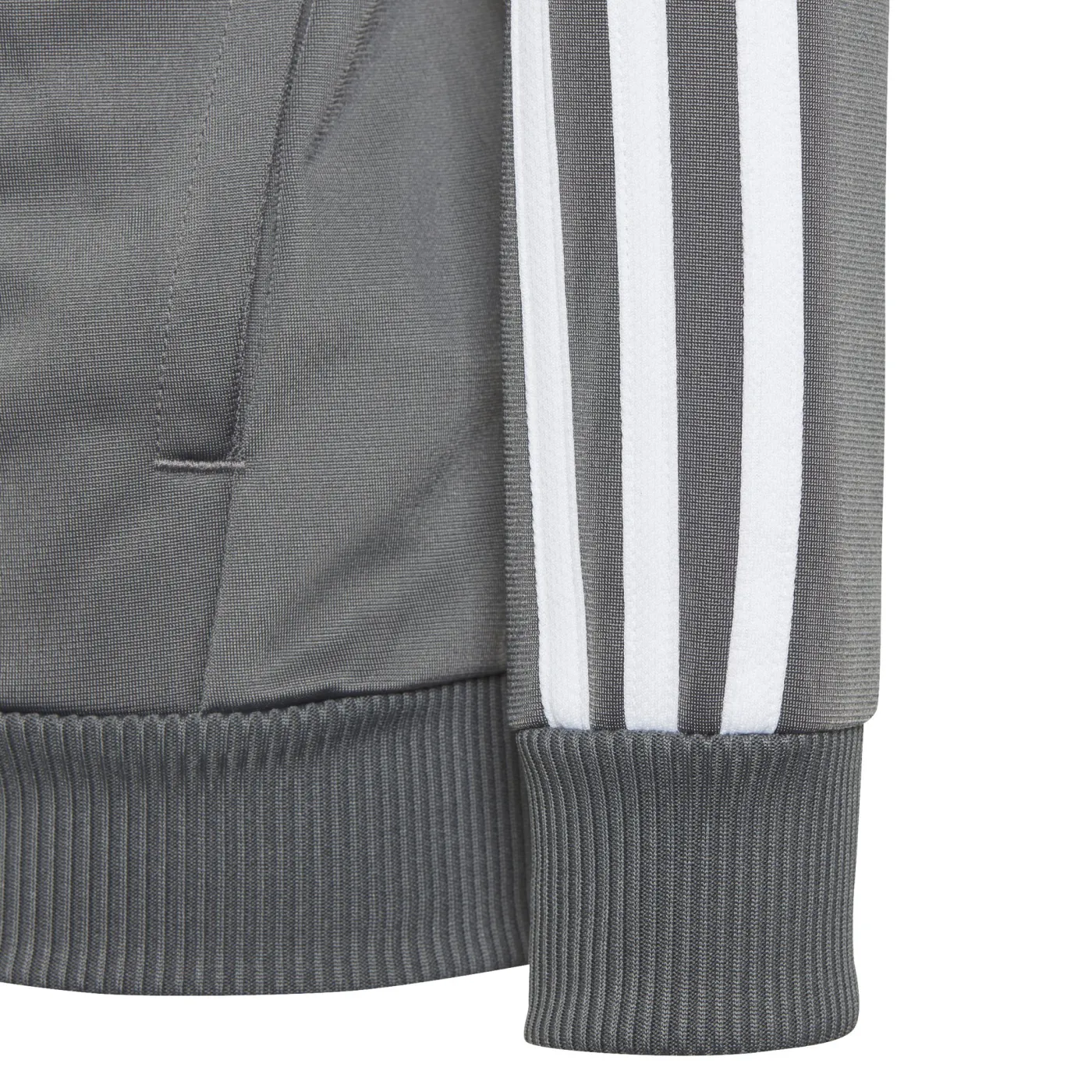 Tiberio 3-Streifen Colorblock Shiny Kids Trainingsanzug