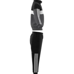 Tiberio 3-Streifen Colorblock Shiny Kids Trainingsanzug