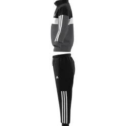 Tiberio 3-Streifen Colorblock Shiny Kids Trainingsanzug
