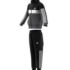 Tiberio 3-Streifen Colorblock Shiny Kids Trainingsanzug