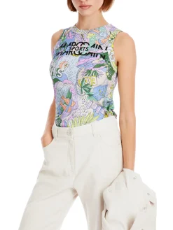 Top mit Allover-Muster