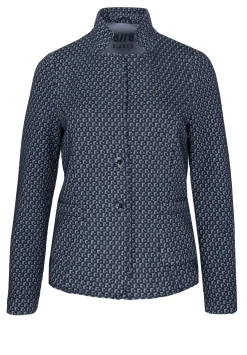 Trendiger Jerseyblazer mit 2-Knopf-Verschluß