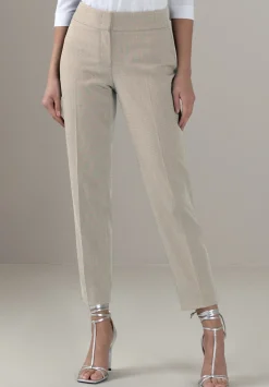 Trendige Stretch-Hose mit breitem Formbund