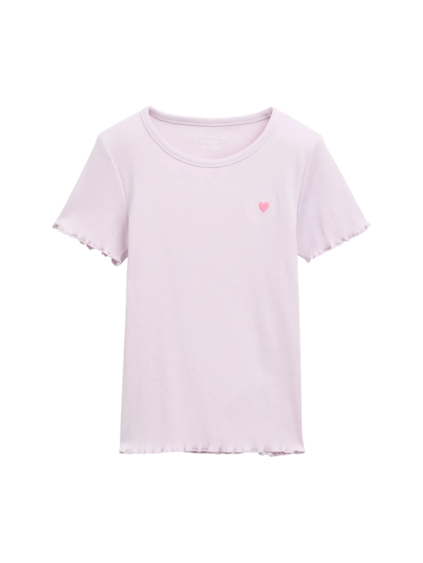 T-Shirt mit Herz-Stickerei