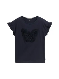 T-Shirt mit Volants