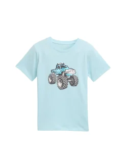 T-Shirt mit Wendepailletten