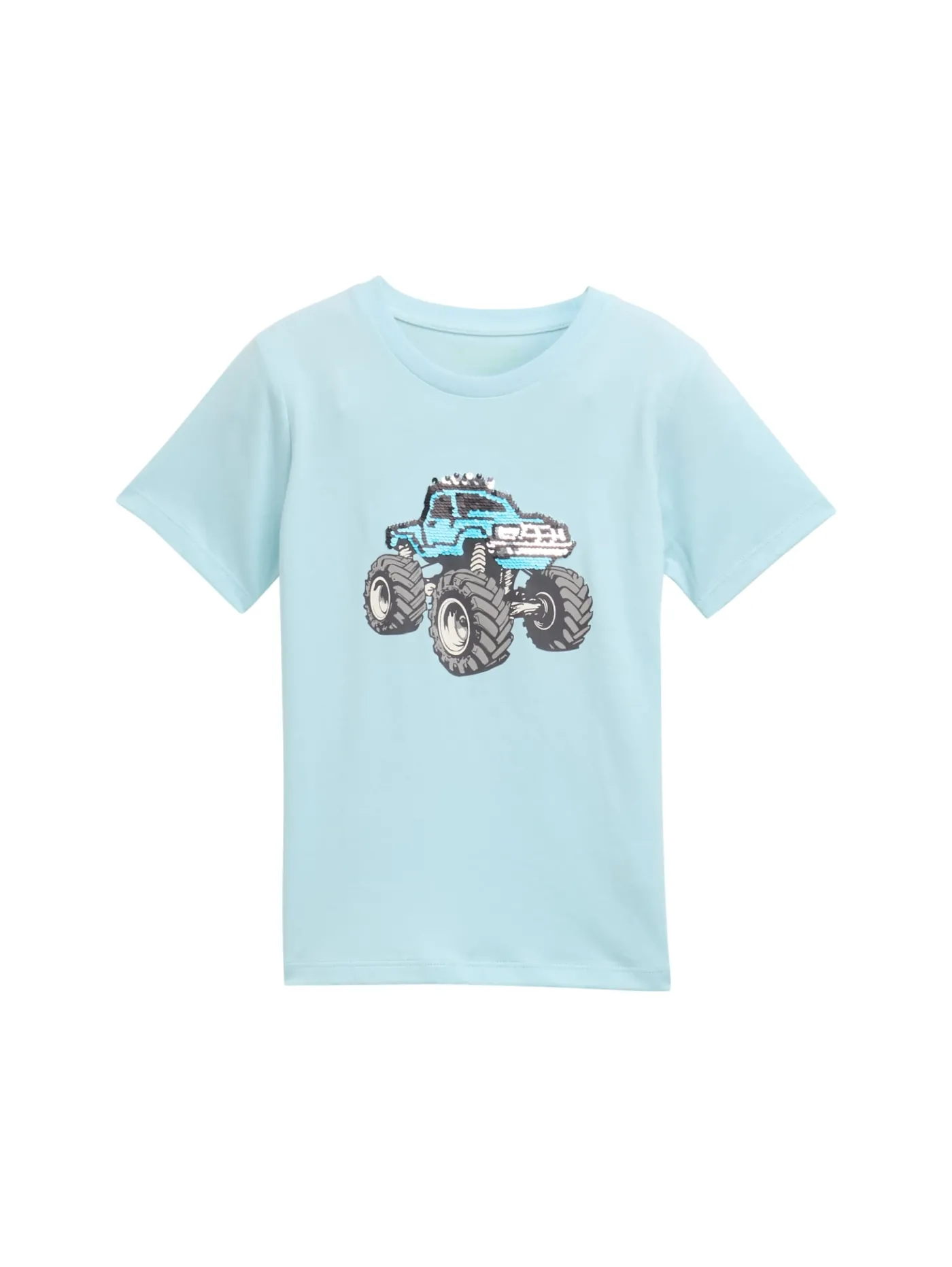 T-Shirt mit Wendepailletten