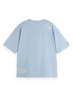 T-Shirt mit Artwork-Print
