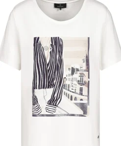 T-Shirt mit Biarritz Print
