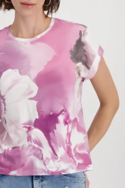 T-Shirt mit Blumenmuster