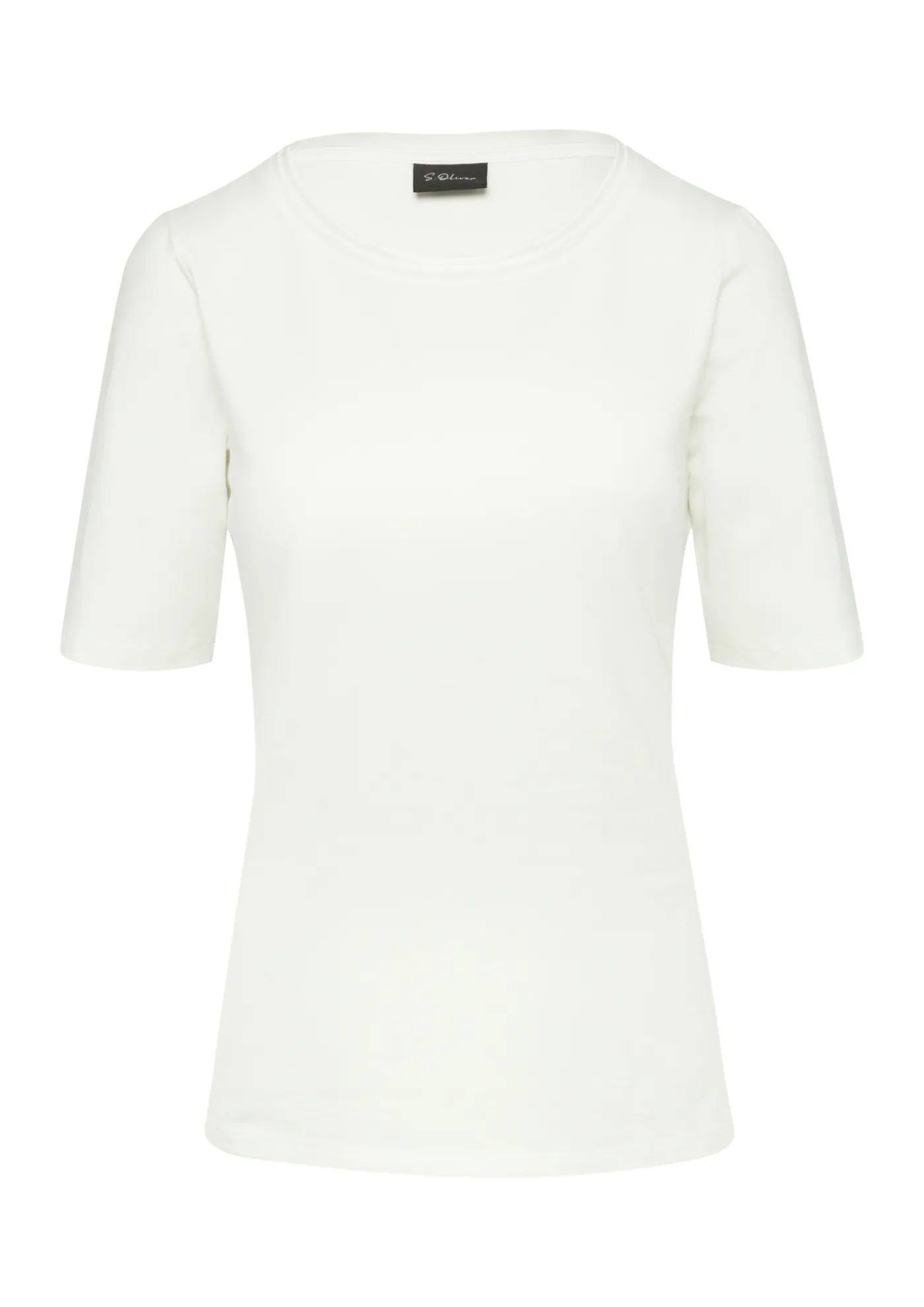 T-Shirt mit Doublelayer-Detail