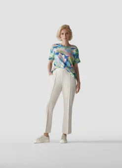 T-Shirt mit floralem Print