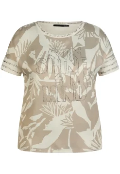 T-Shirt mit Glitzersteinen