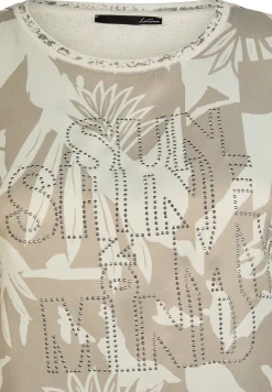 T-Shirt mit Glitzersteinen