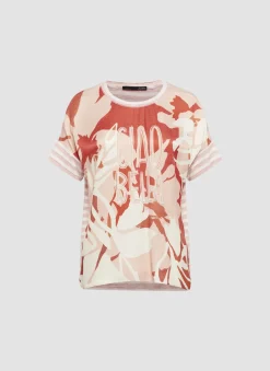 T-Shirt mit modernem Muster