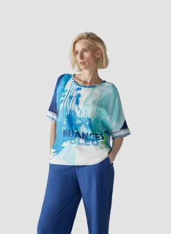 T-Shirt mit modernem Muster