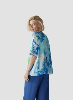 T-Shirt mit modernem Muster