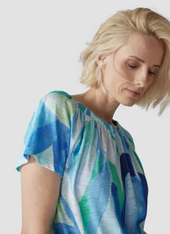 T-Shirt mit modernem Muster