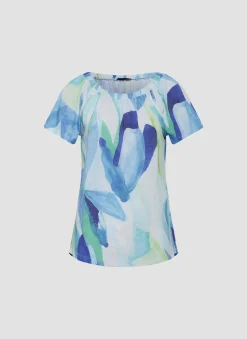 T-Shirt mit modernem Muster
