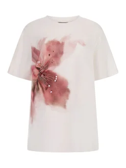 T-Shirt mit Pailletten