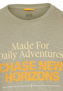 T-Shirt mit Print aus Organic Cotton